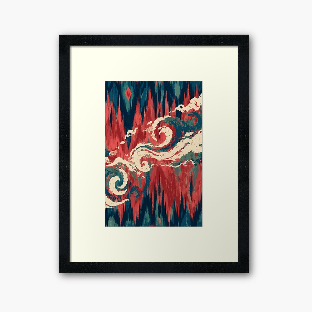 Cinnabar and Spice framed art print